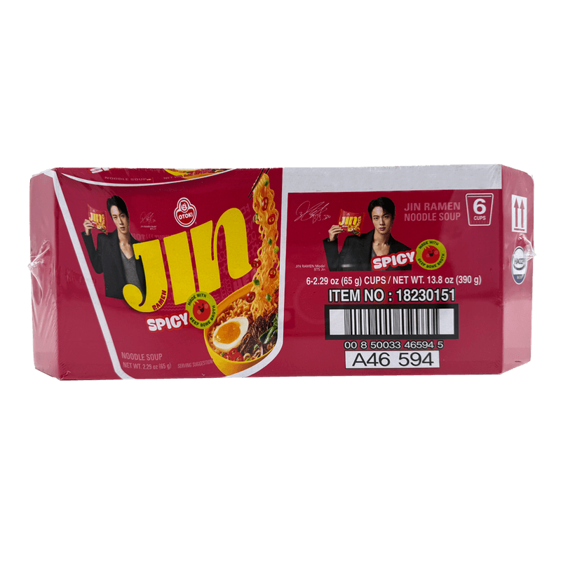 Jin Ramen Hot Cup 2.29 Oz (65g) 6 Cup