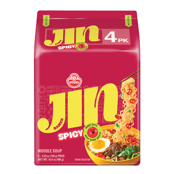 Jin Ramen Multi (Bundle) Hot 4.23 Oz (120g)