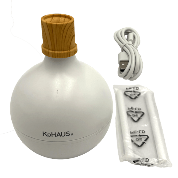 Bulb Shaped Personal Humidifier(White) 10.14 Fl Oz (300ml)