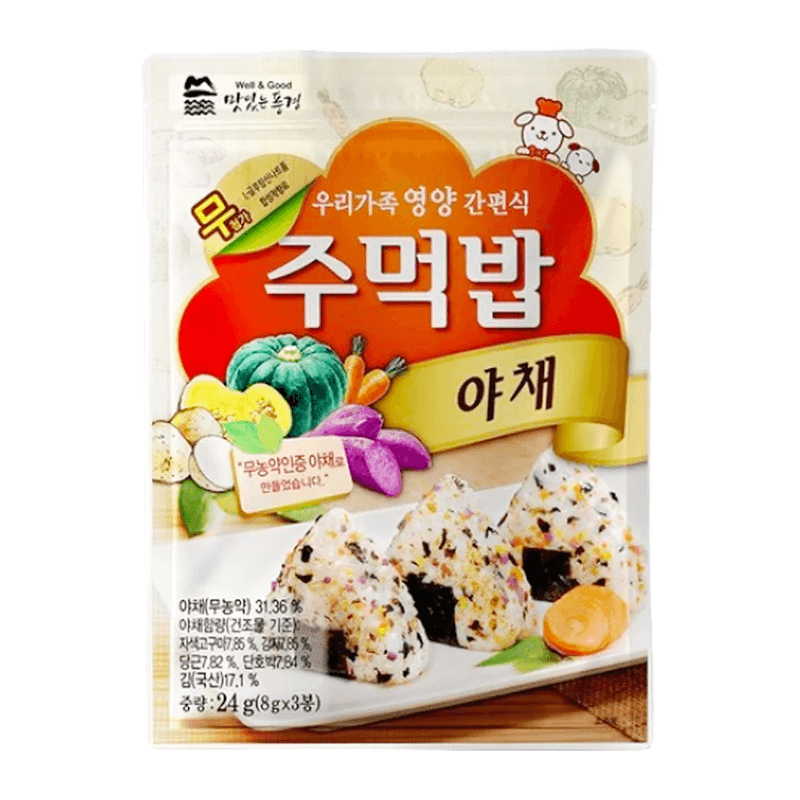 Furikake Vegetable 0.84oz(8g) 3 Ea