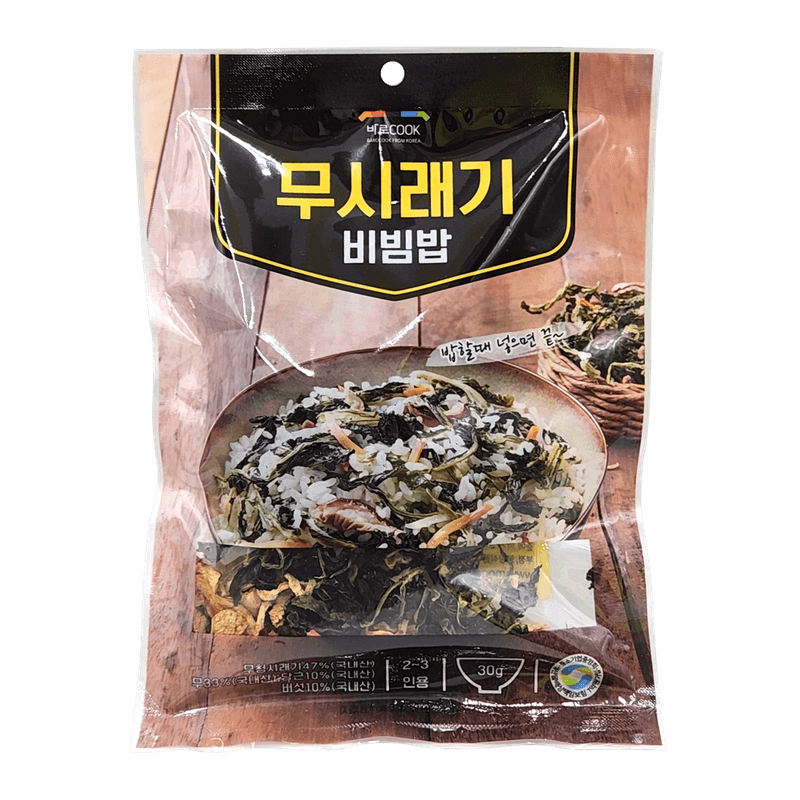 Bibim Dried Vege(Radish Leaves) 1.05oz(30g)