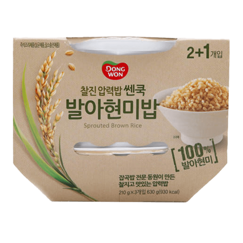 Cooked Brown Rice 3 Pack (210g)