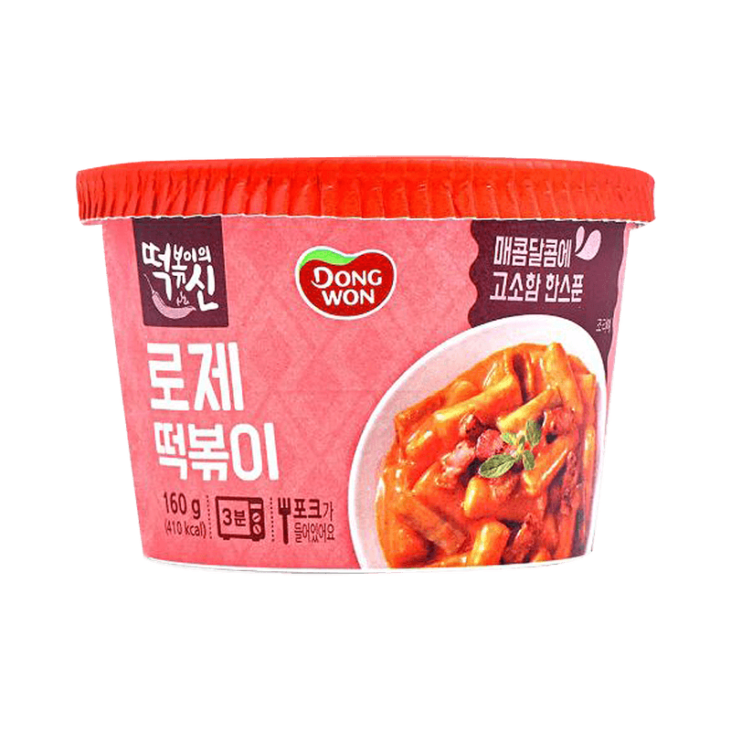 Spicy Rose Sauce Topokki Cup 5.64oz(160g)