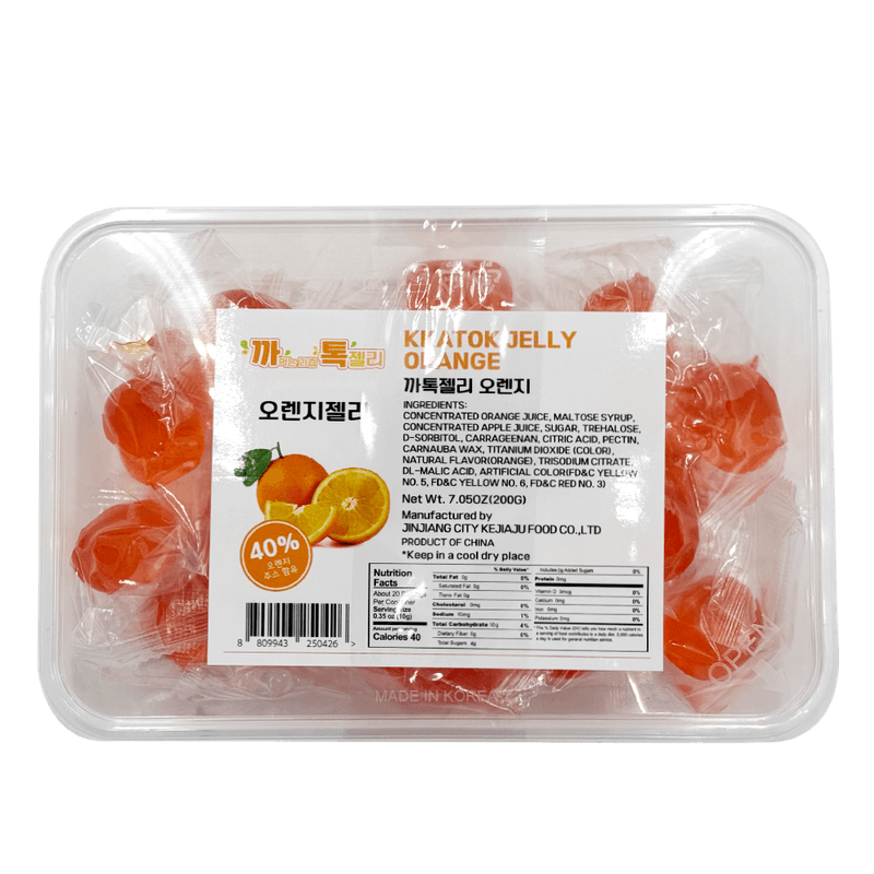 Kkatok Jelly Orange 7.05 Oz (200g)