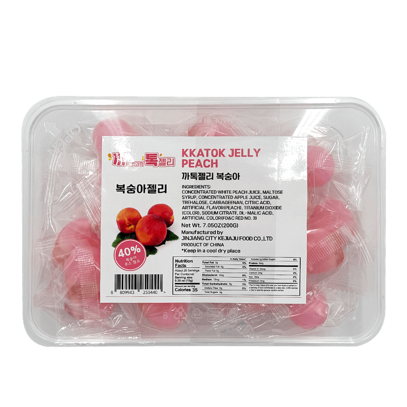 Kkatok Jelly Peach 7.05 Oz (200g)