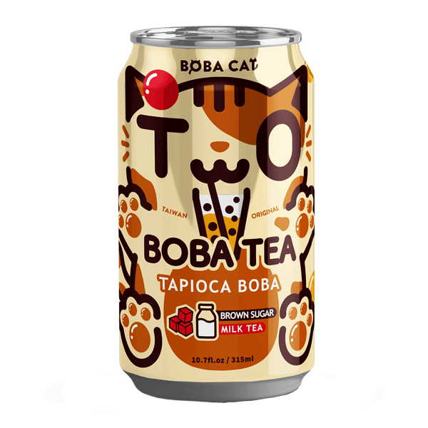 Boba Tea (Brown Sugar) 10.65 Fl Oz (315ml)