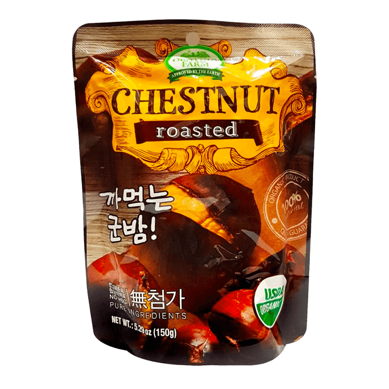 Roasted Organic Chestnut with Shell 5.3oz(150g)