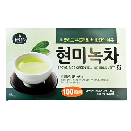 Green Tea with Brown Rice 0.05oz(1.5g) 100 Tea Bags
