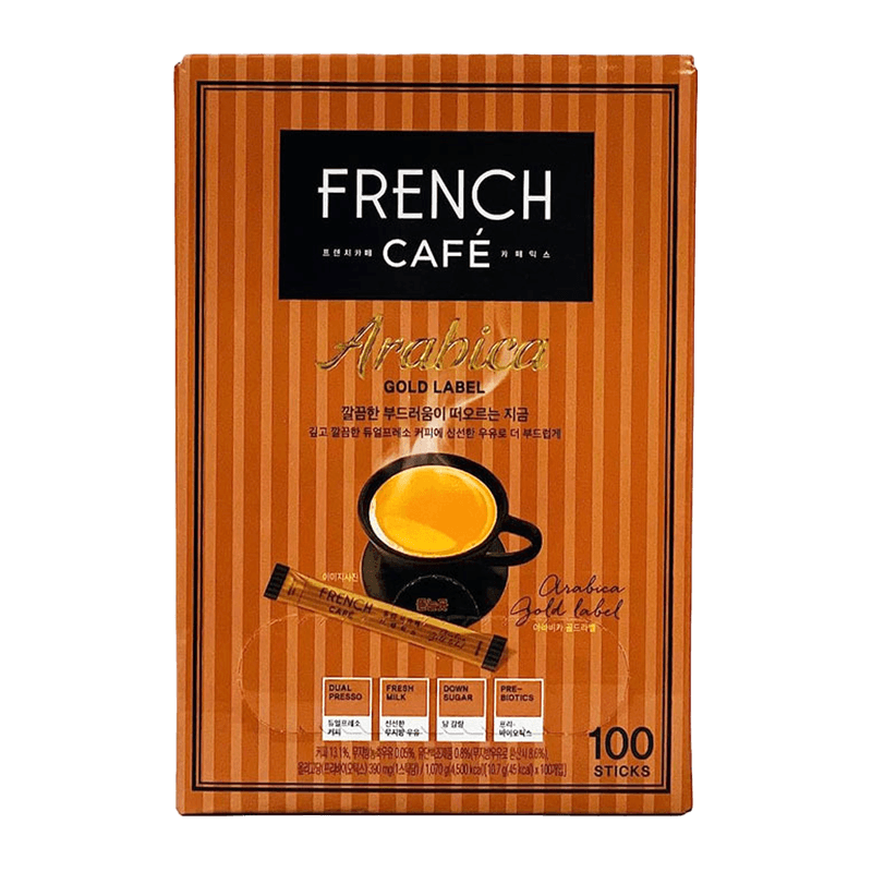 French Cafe Coffee Mix Arabica Gold Label 100 sticks