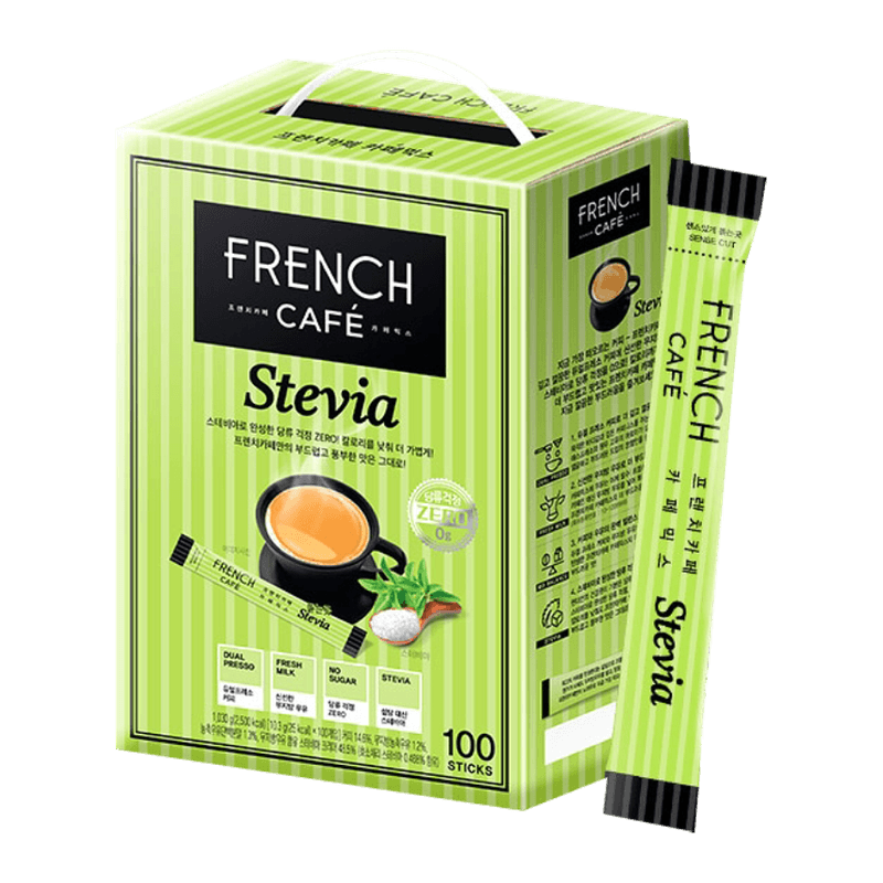 French Cafe Stevia 0.36oz(10g) 100 Sticks