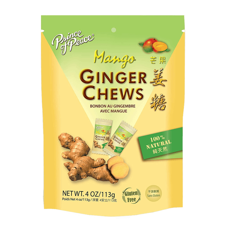 Ginger Chews Mango 4oz(113.5g)