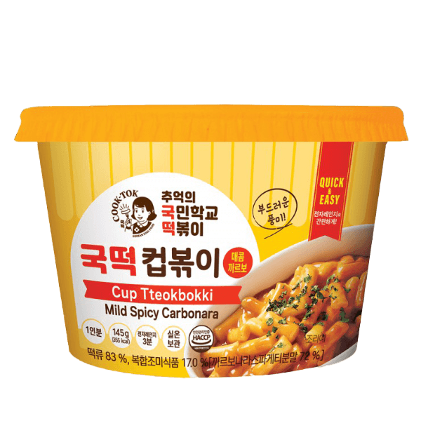 Cook-tok Rice Cup Carbonara 5.11oz(145g)