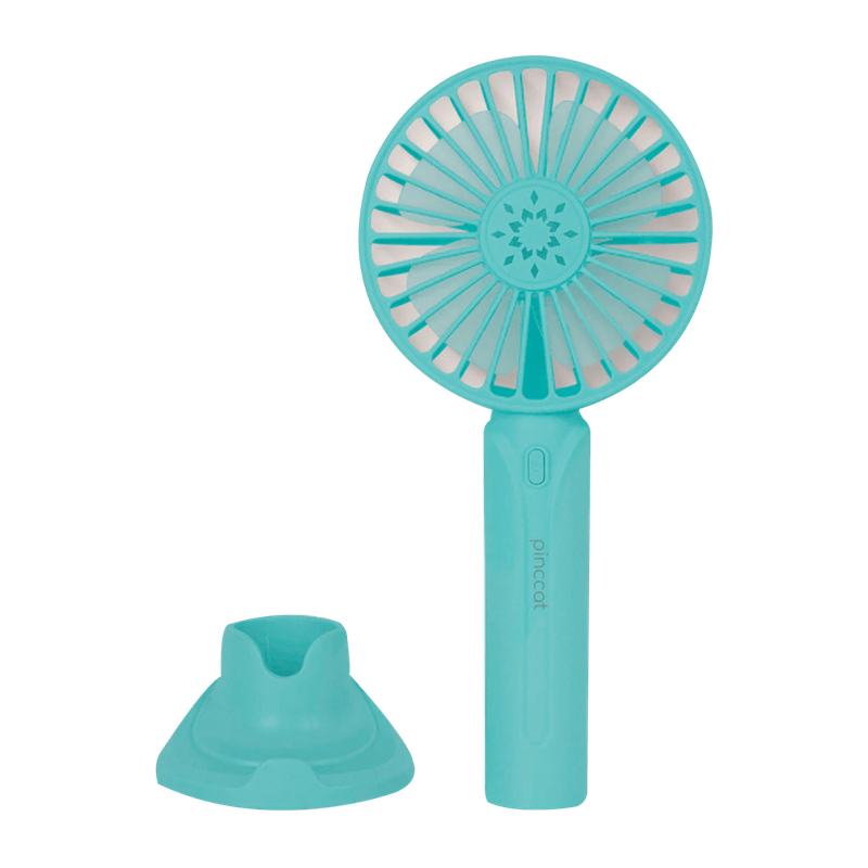 Standing Beauty Fan Blue