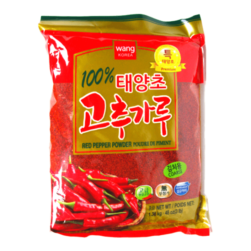 Coarse Red Pepper Powder for Kimchi 3lb(1.36kg)
