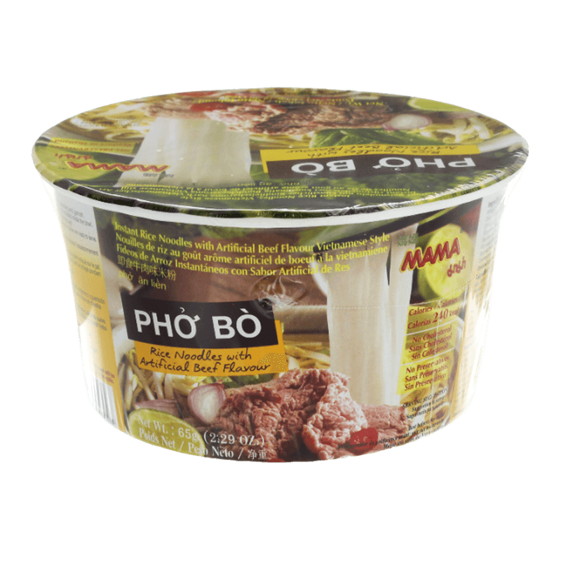 Pho Bo Rice Noodles With Beef Flavor 65g * 6 Cup