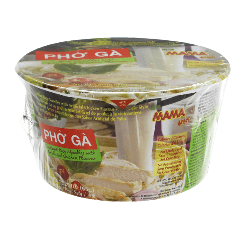 Pho Ga Rice Noodles With Chicken Flavor 65g * 6 Cup