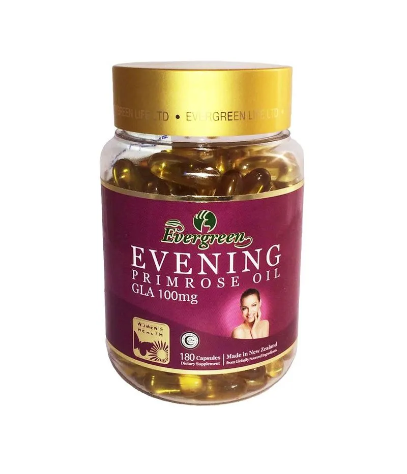 Evening Primrose Oil 1000mg (GLA 100mg) 180 Caps