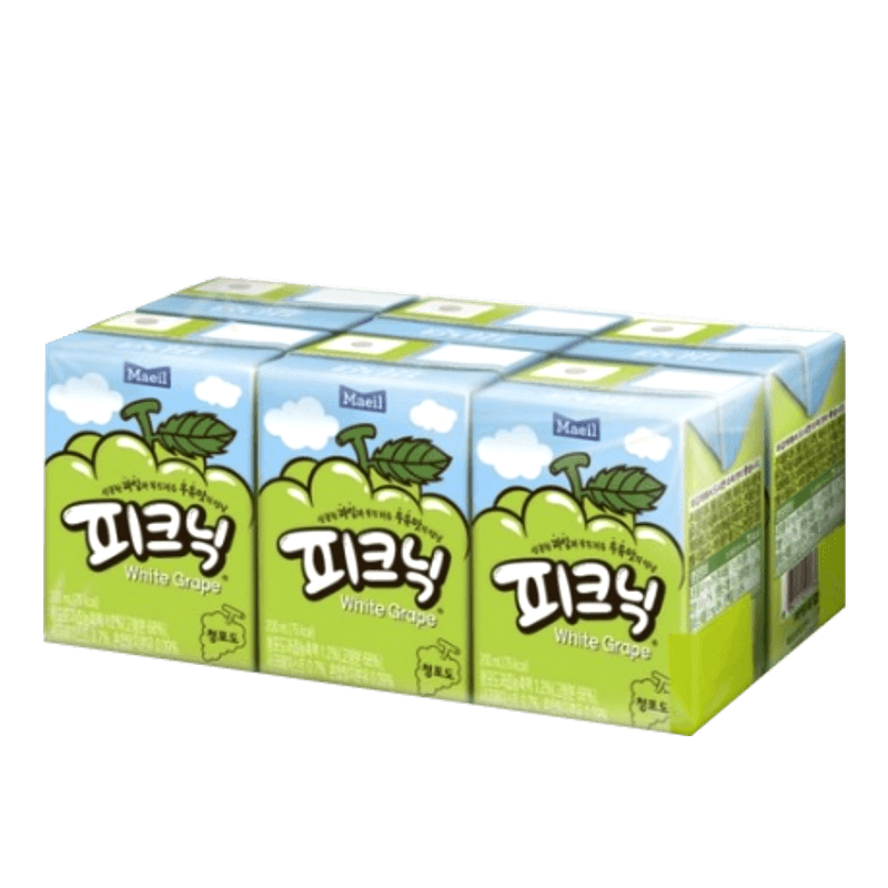 Picnic White Grape Flavor 6.76fl Oz(200ml) X 6 Packs