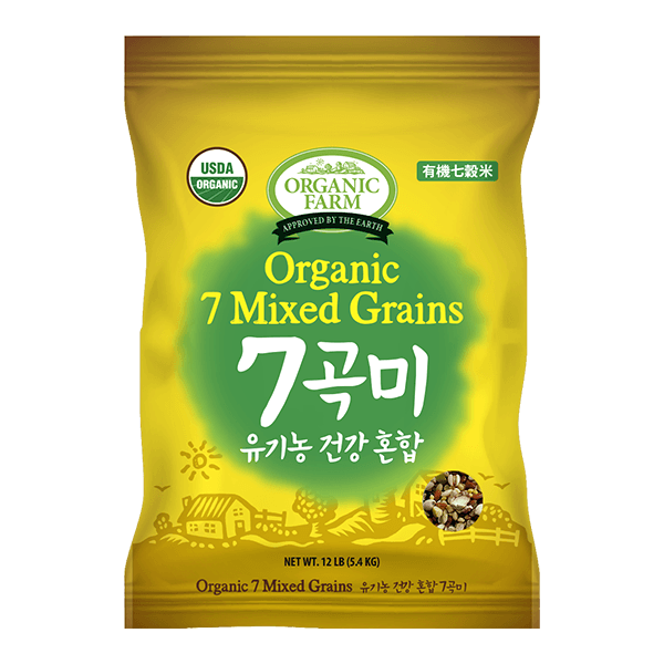 ORGANIC 7 MIXED GRAINS 12LB(5.44KG)