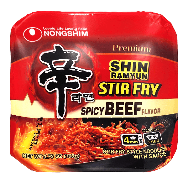 Shin Ramyun Stir Fry Bowl 3.73 Oz (106g)