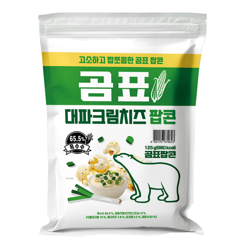 Popcorn Green Onion Cream Cheese Flavor 4.4 Oz (125g)