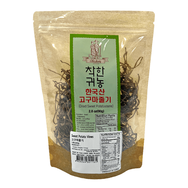 DRIED SWEET POTATO STEMS 2.82OZ(80G)