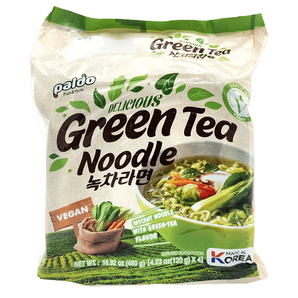 Green Tea Noodle 4.23 Oz (120g) 4 Pack