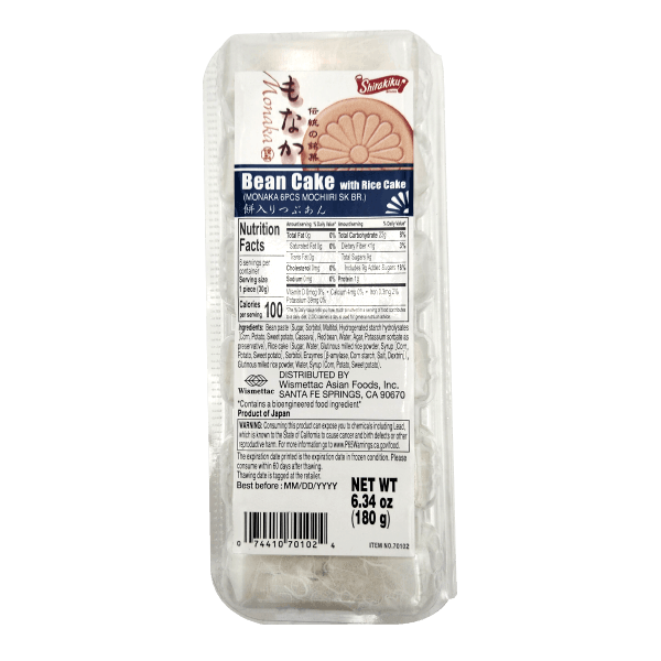 Bean Cake With Rice Cake 6.34 Oz (180g)