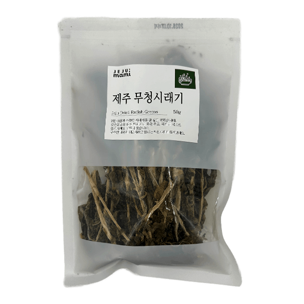 DRIED MUCHONG SIRAEGI(RADISH GREENS) 1.8 OZ (50G)
