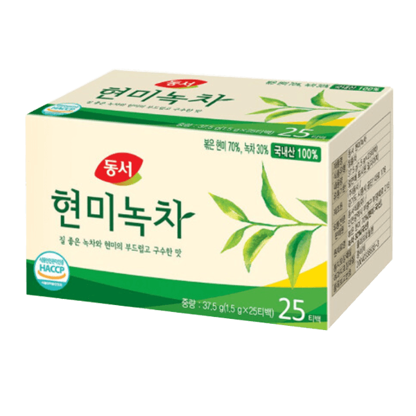 Green Tea with Brwon Rice 25 Tea Bag 1.32OZ(37.5G)