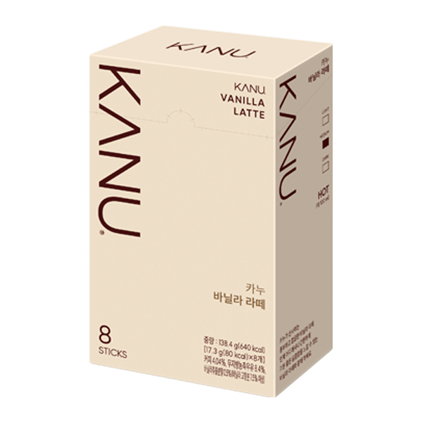 Maxim Kanu Vanila Latte 8 Sticks 4.88 OZ (138.4G)