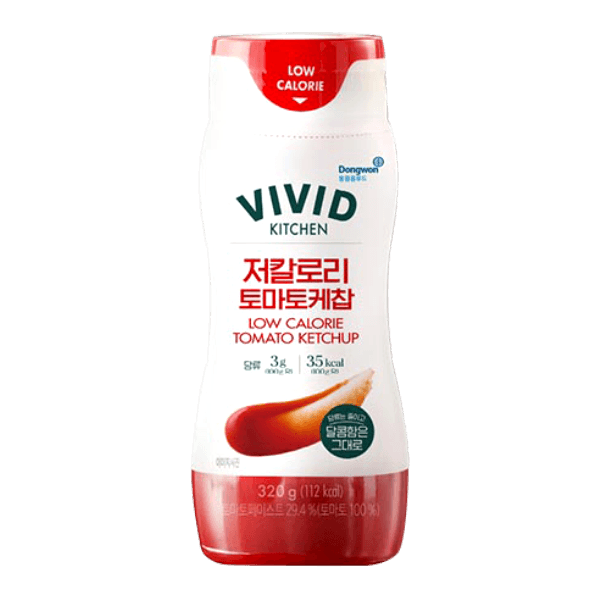 Vivid Kitchen Low Calorie Tomato Ketchup 11.29 OZ (320G)