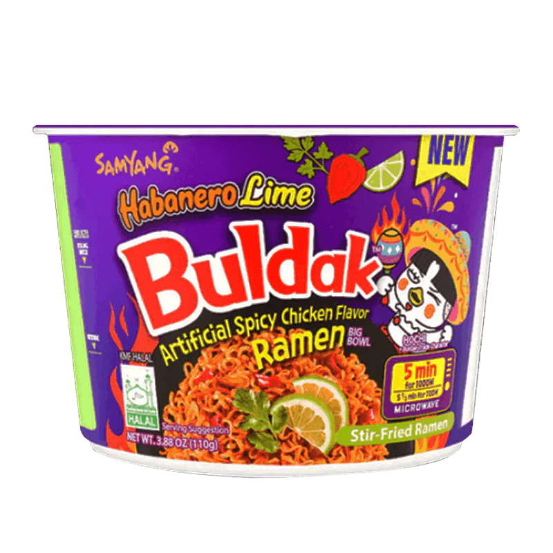 Hot Chicken Ramen Habanero Lime Big Bowl 3.88oz(110g)
