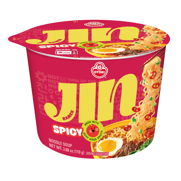 Jin Ramen Spicy Big Bowl (Cup) 3.88 Oz (110g)