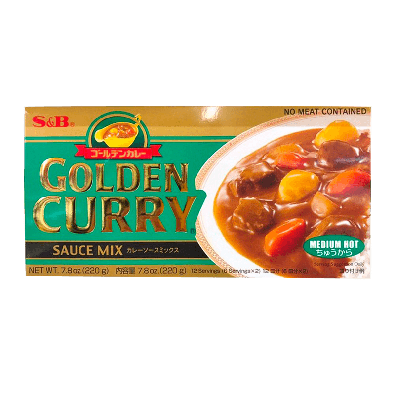 Golden Curry Sauce Mix Medium Hot 7.8oz(220g)