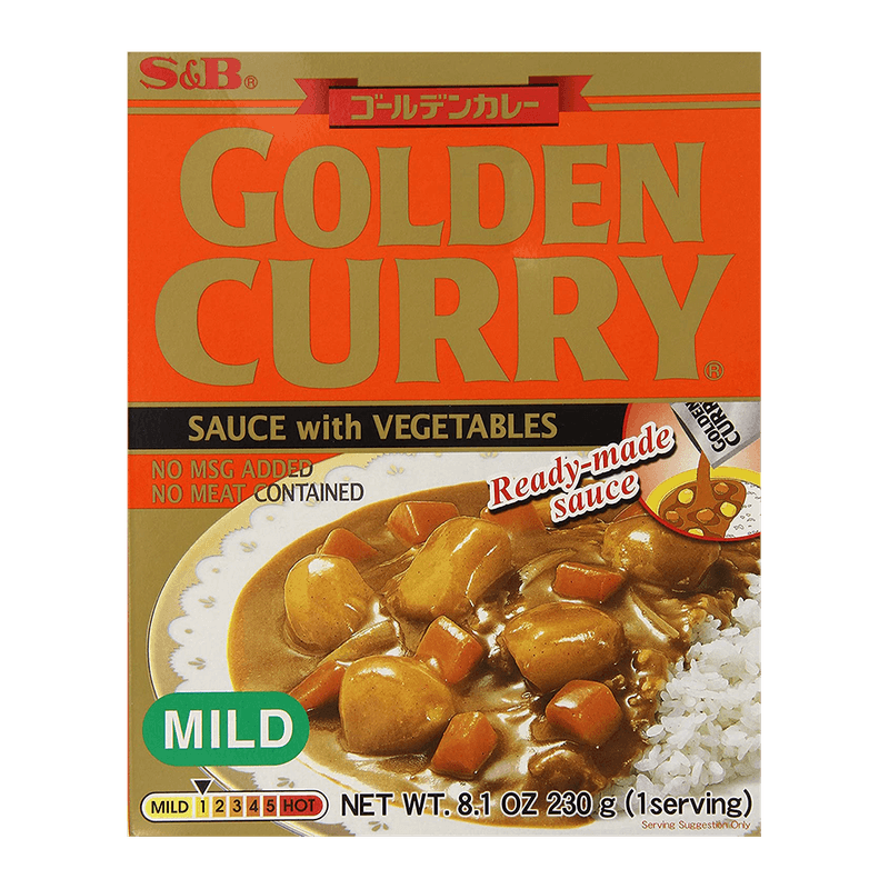 Golden Curry Ready-Made Sauce with Vegetables Mild 8.1oz(230g)
