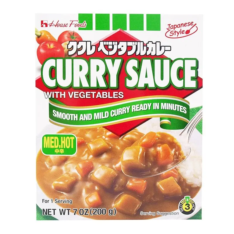 Curry Sauce Med Hot 7oz(200g)